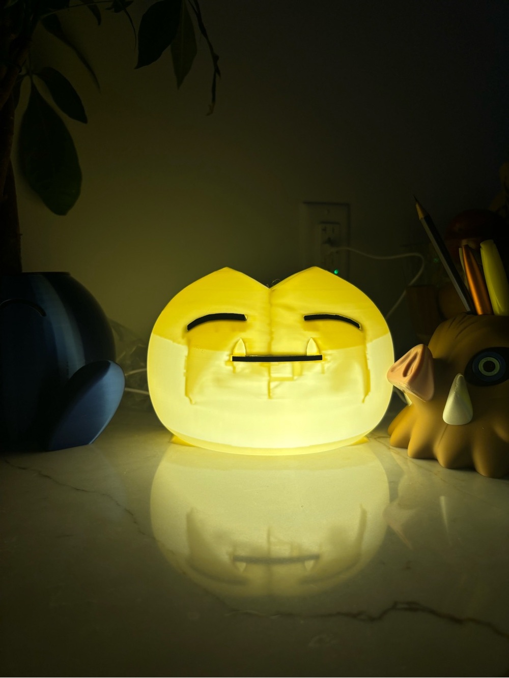 Snorlax plastic lamp - pokemon Ronflex